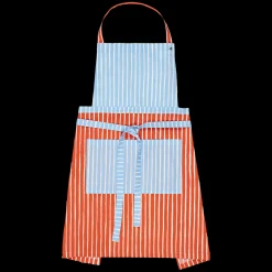 Marimekko Piccolo Apron, white/red/blue