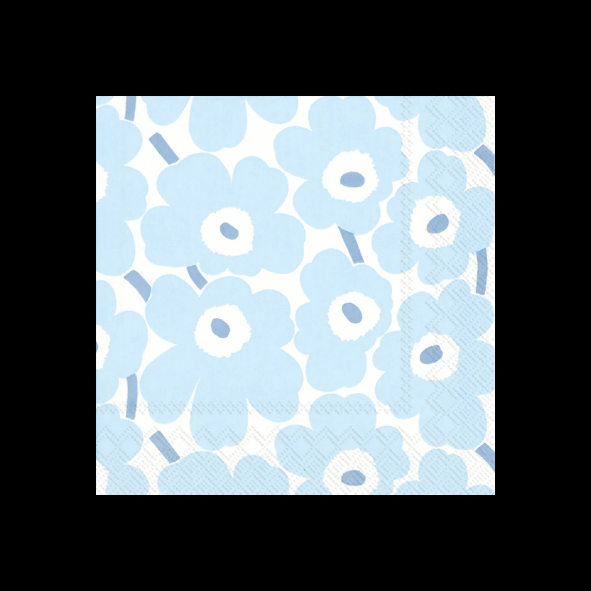 Marimekko Pieni Unikko Light Blue Cocktail Napkins (20 pack)