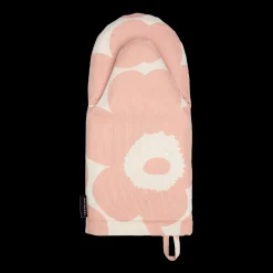 Marimekko Pieni Unikko Oven Mitten, cotton/peach