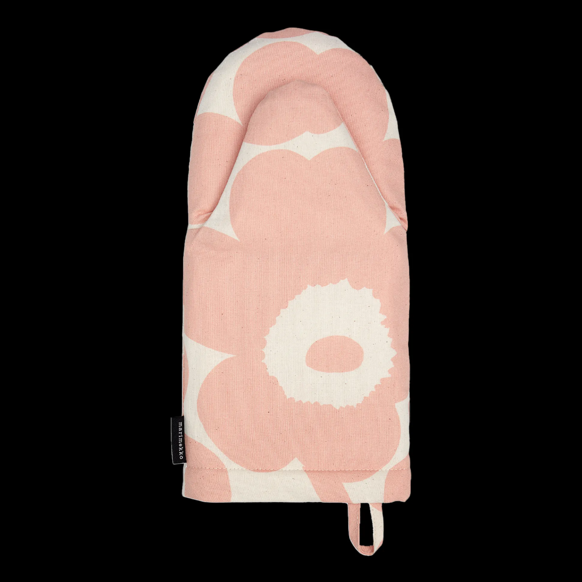 Marimekko Pieni Unikko Oven Mitten, cotton/peach
