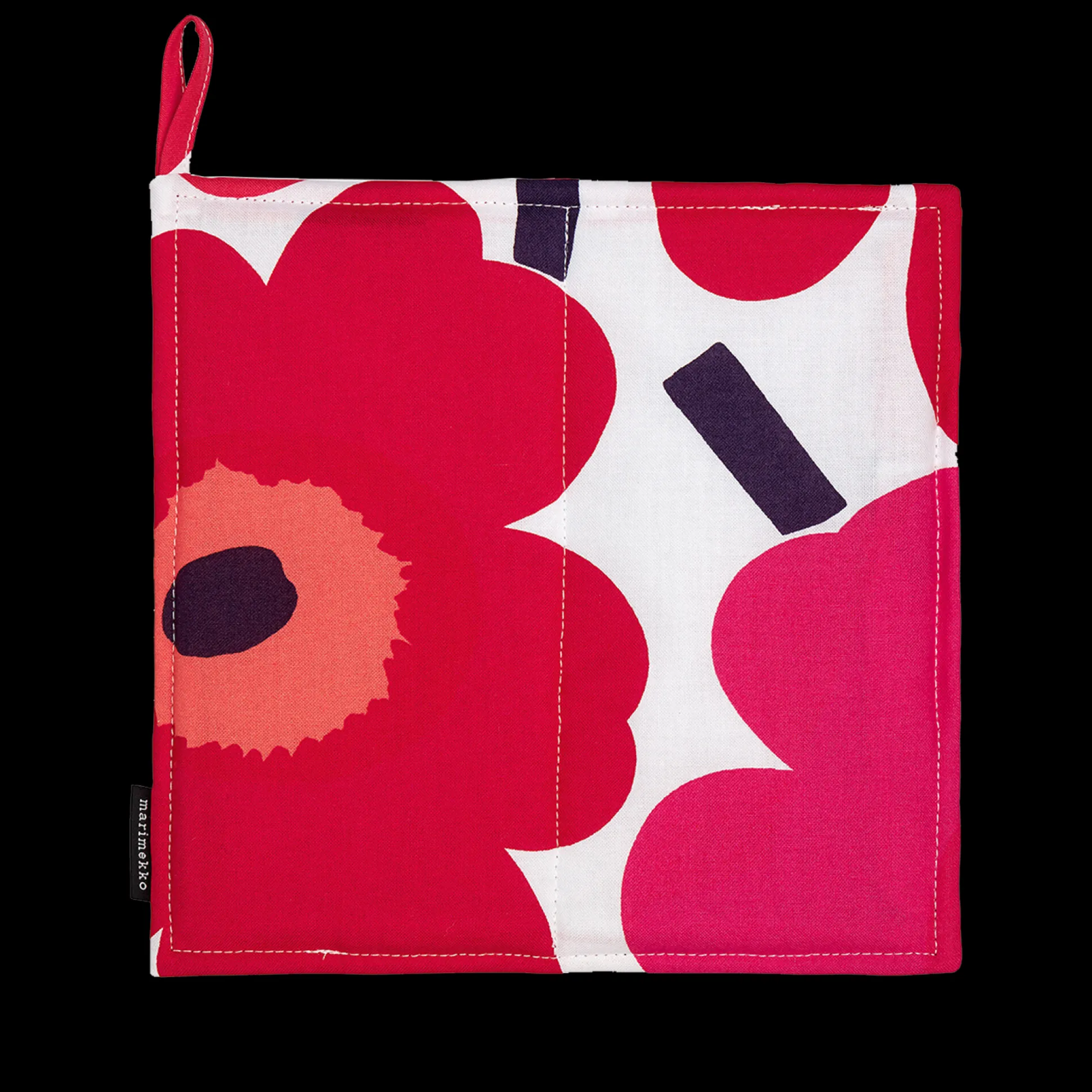 Marimekko Pieni Unikko Pot Holder, white/red