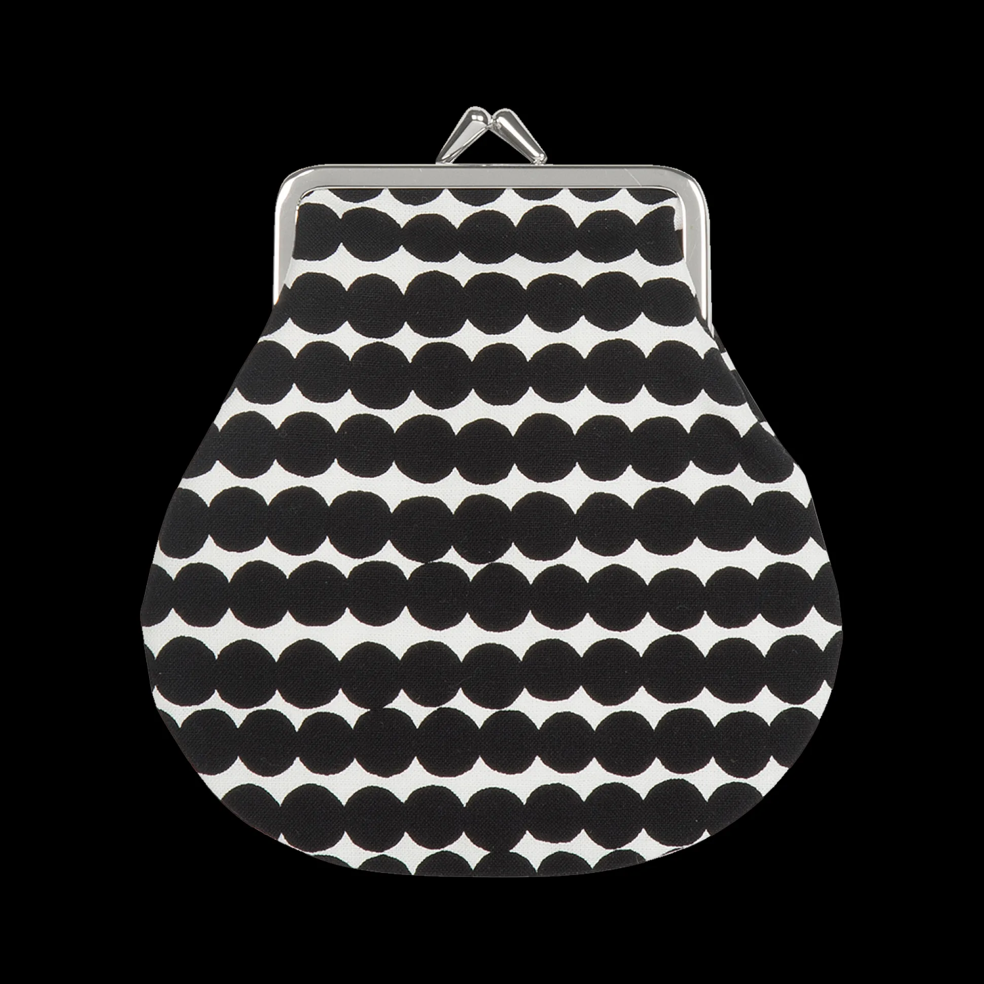 Marimekko Räsymatto Small Coin Purse, white/black