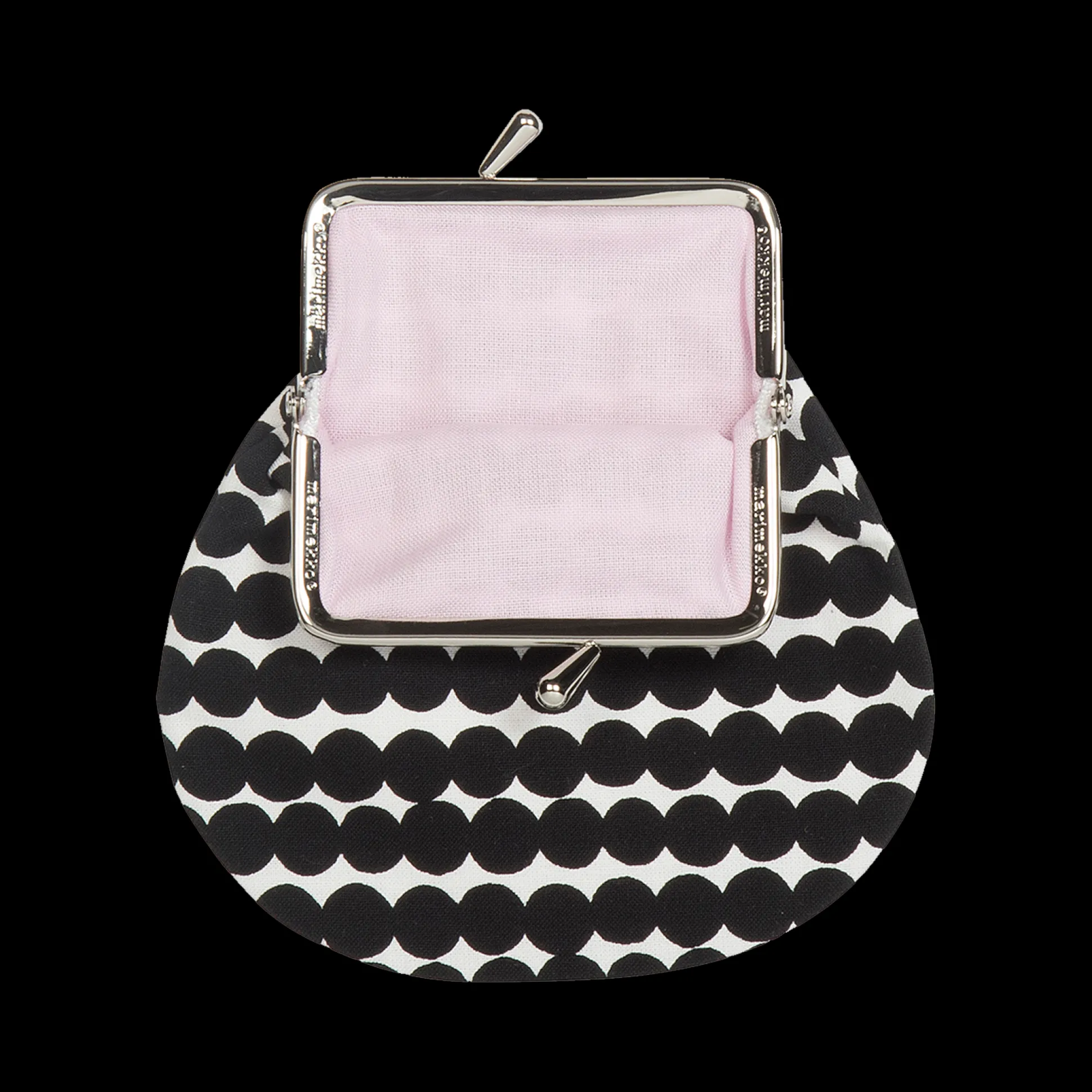 Marimekko Räsymatto Small Coin Purse, white/black