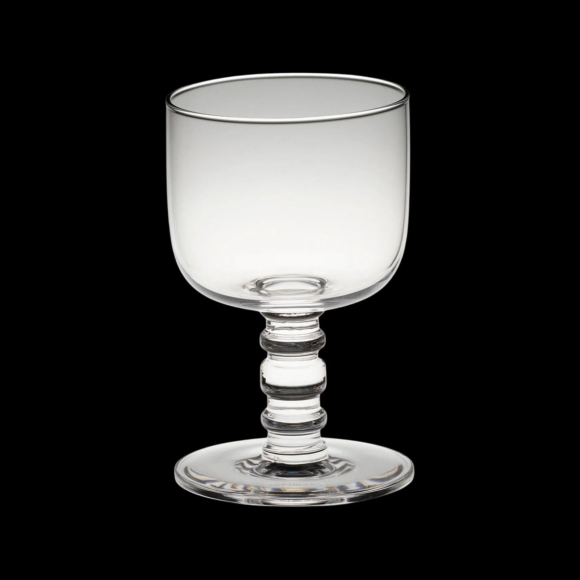 Marimekko Sukat Makkaralla Clear Glass Goblet