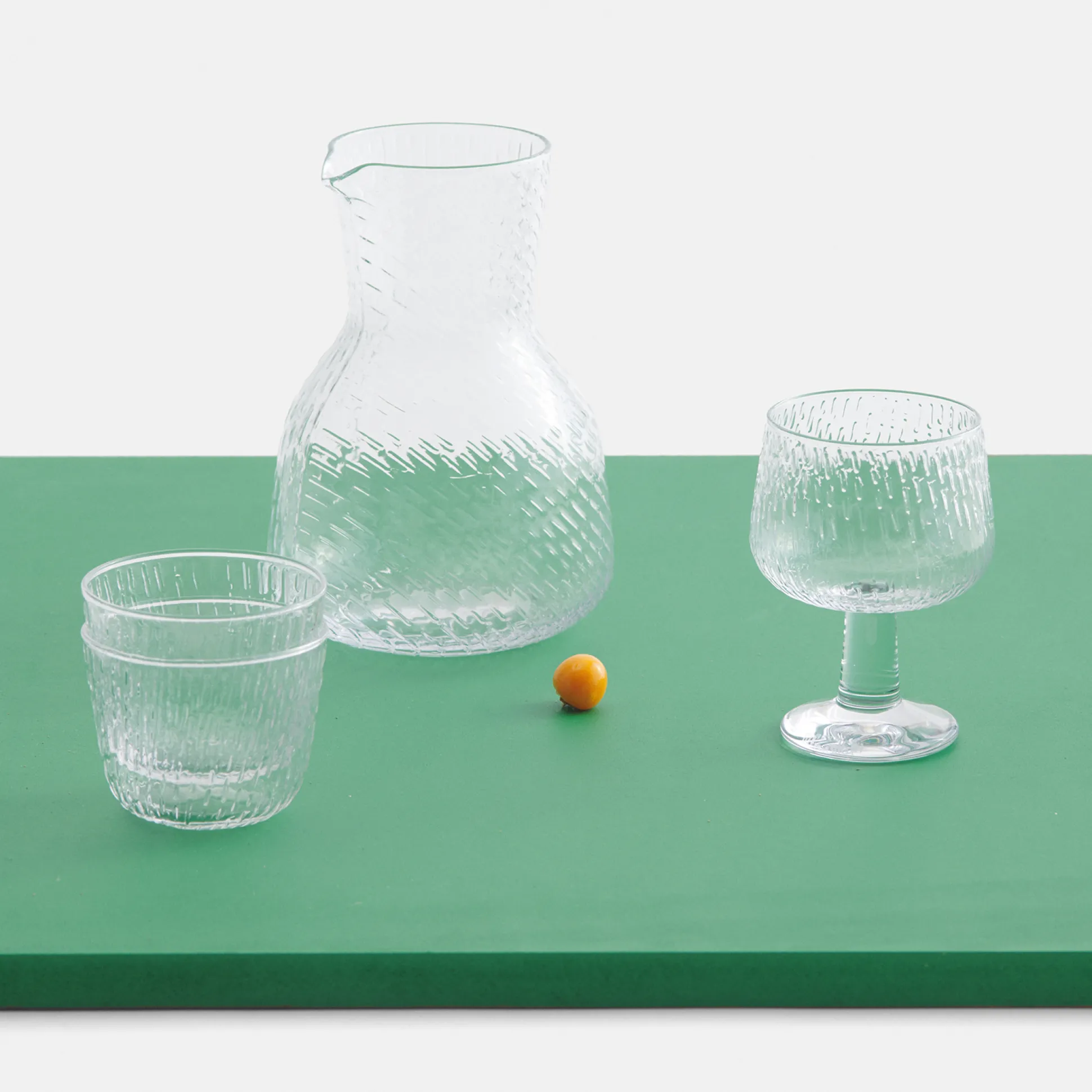 Marimekko Syksy Clear Glass Tumblers (Set of 2)