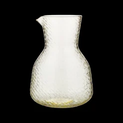 Marimekko Syksy Pale Yellow Glass Pitcher