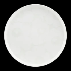 Marimekko Unikko Dinner Plate, off-white/white