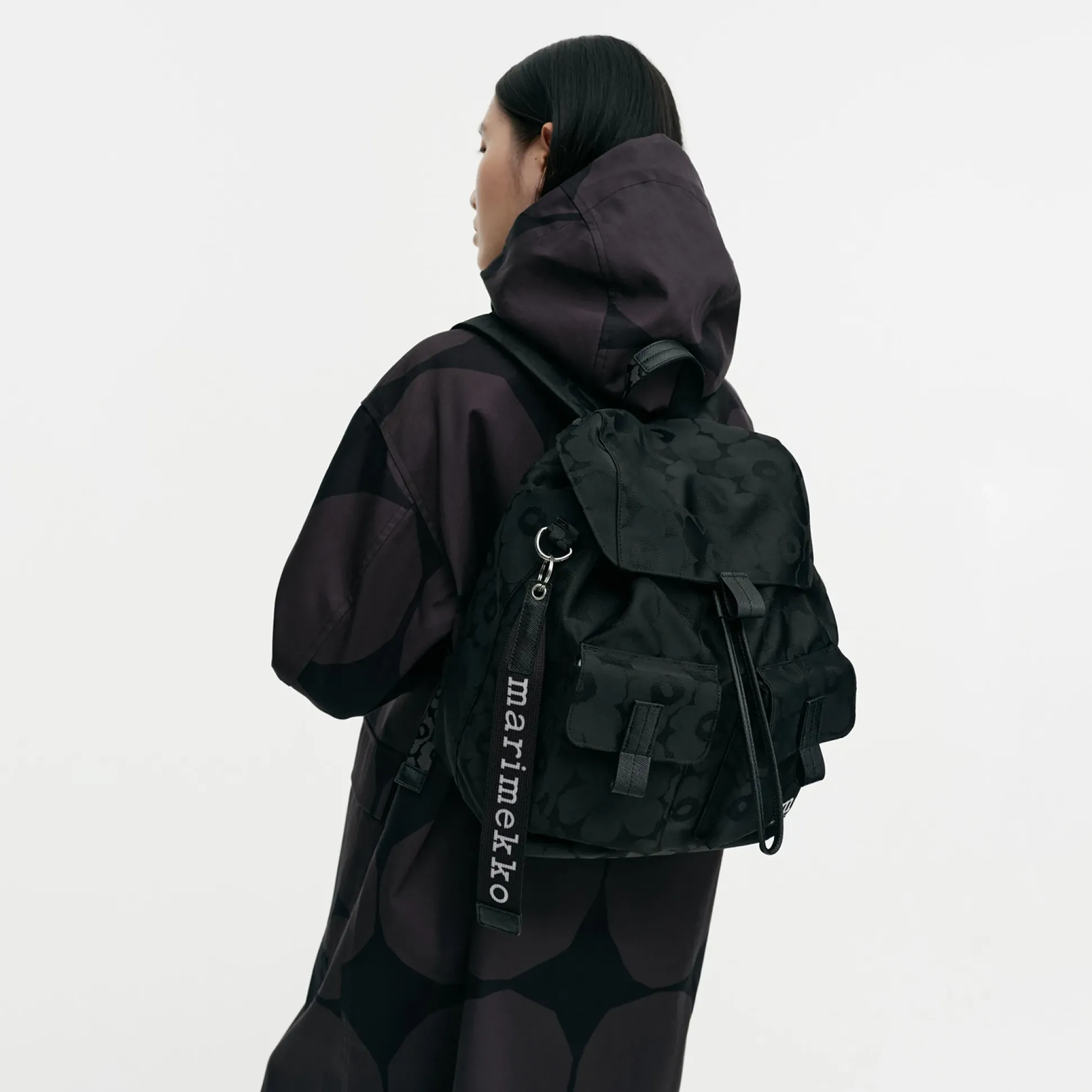 Marimekko Unikko Everything Backpack, black