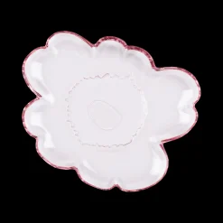 Marimekko Unikko Glass Plate, light pink