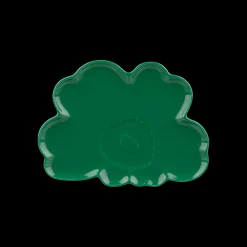 Marimekko Unikko Green Plate - 8"