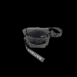 Marimekko Unikko Mini Messenger Shoulder Bag, black