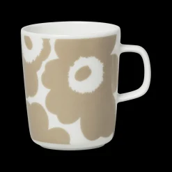 Marimekko Unikko Mug, white/beige