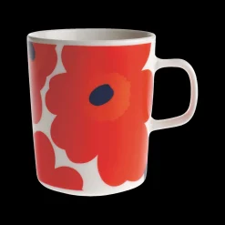 Marimekko Unikko Mug, white/red