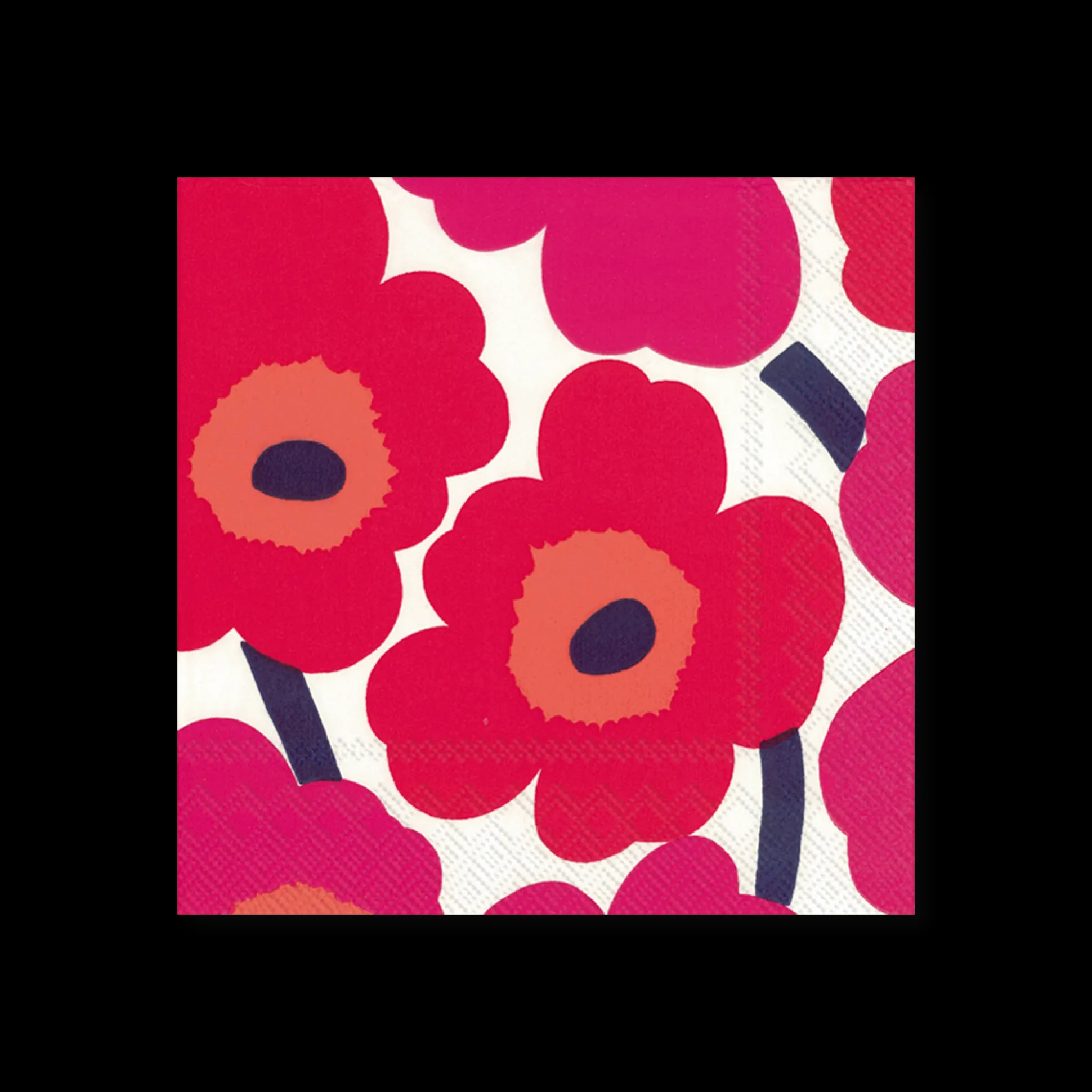 Marimekko Unikko Red Cocktail Napkins (20 Pack)