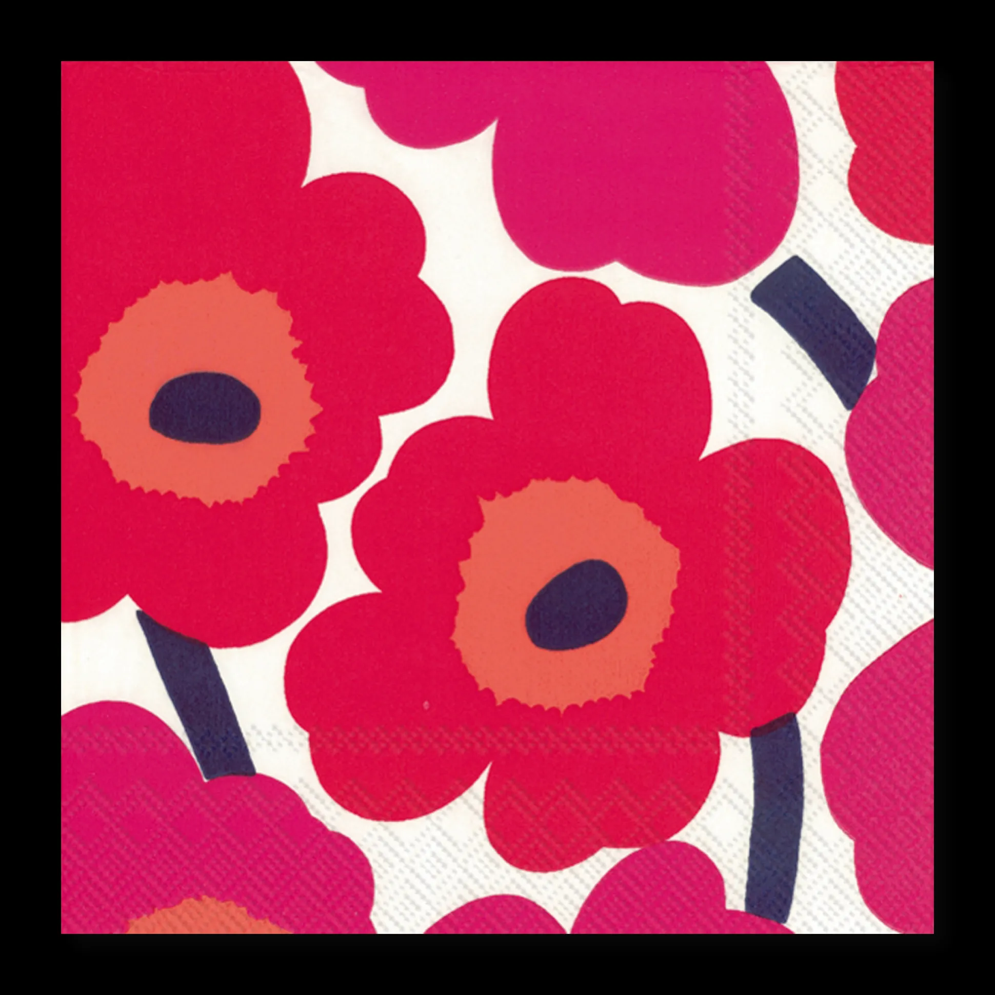 Marimekko Unikko Red Lunch Napkins (20 Pack)
