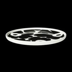 Marimekko Unikko Salad Plate, black/white