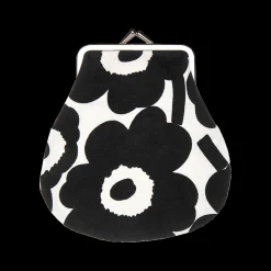 Marimekko Unikko Small Coin Purse, white/black