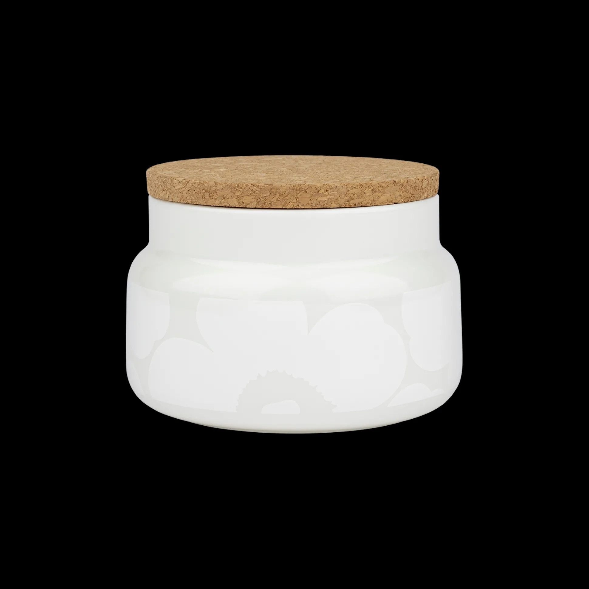 Marimekko Unikko Small Jar, off-white/white