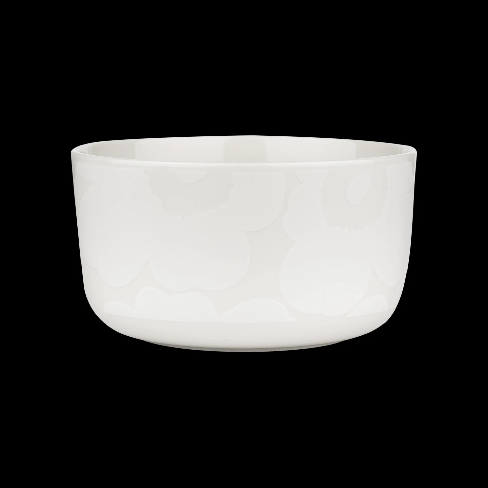 Marimekko Unikko Soup / Cereal Bowl, off-white/white