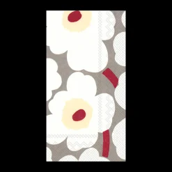 Marimekko Unikko White/Red/Yellow Buffet Napkins (16 pack)