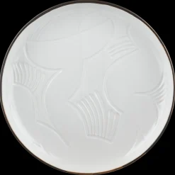 Marimekko Vildmo Serving Platter, terra/white