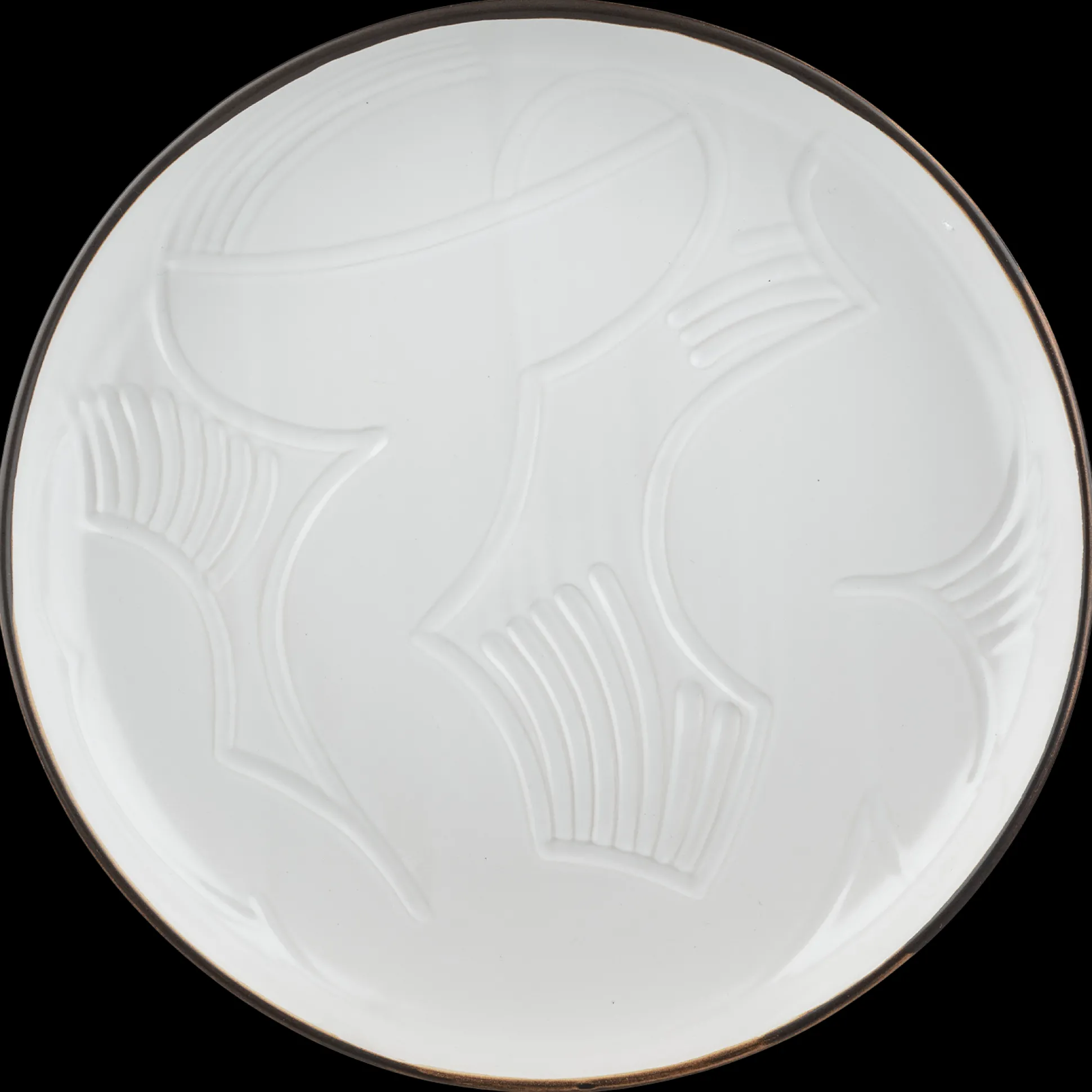 Marimekko Vildmo Serving Platter, terra/white