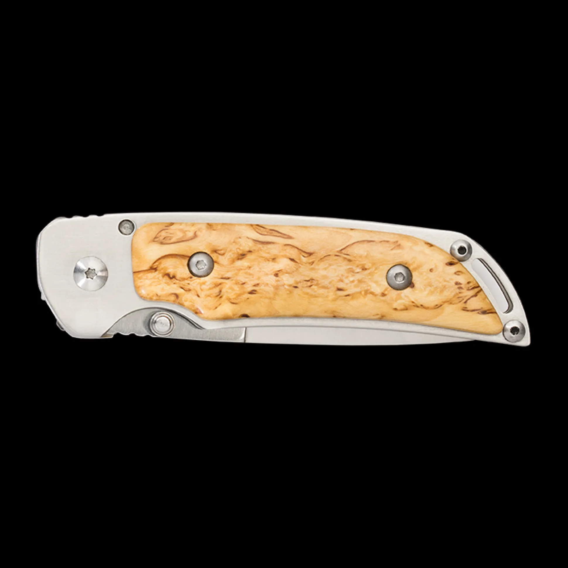Marttiini MFK Curly Birch Folding Knife