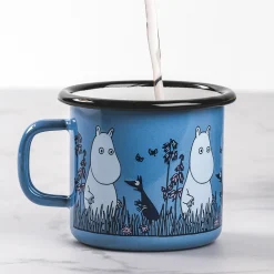 Muurla Moomin Friends Blue Enamel Children's Mug