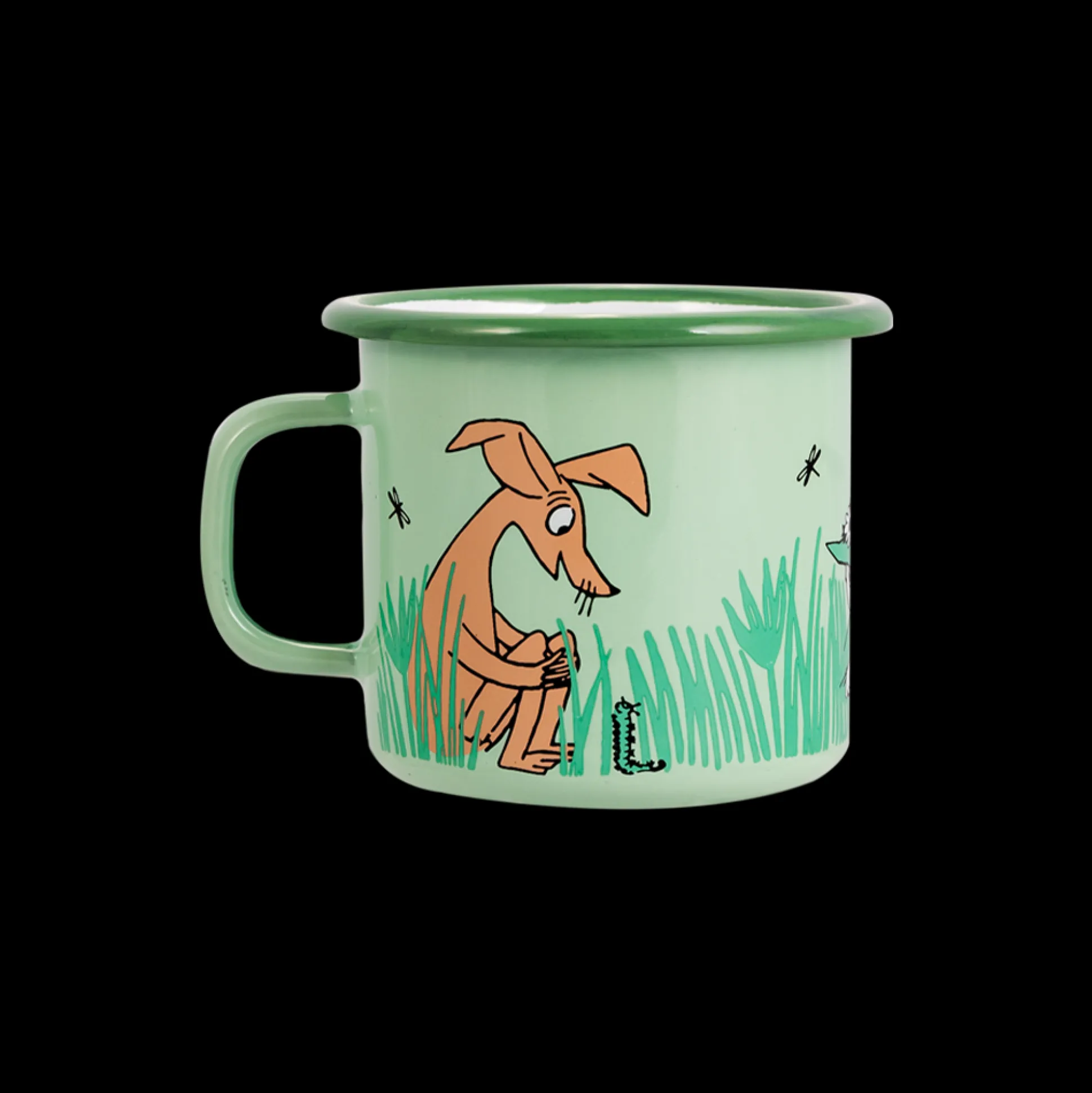Muurla Moomin Friends Green Enamel Children's Mug