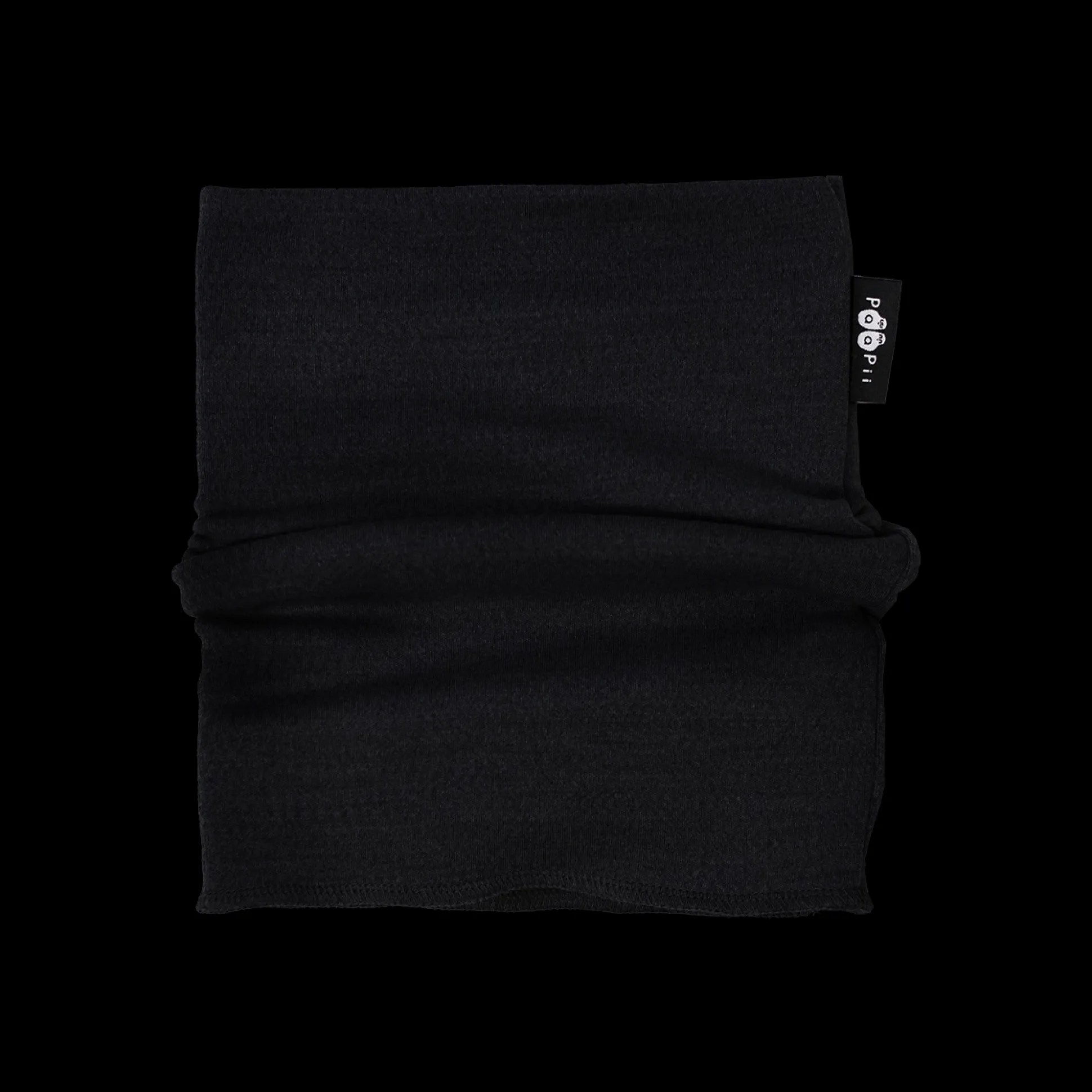 Paapii Tube Merino Wool Scarf, black