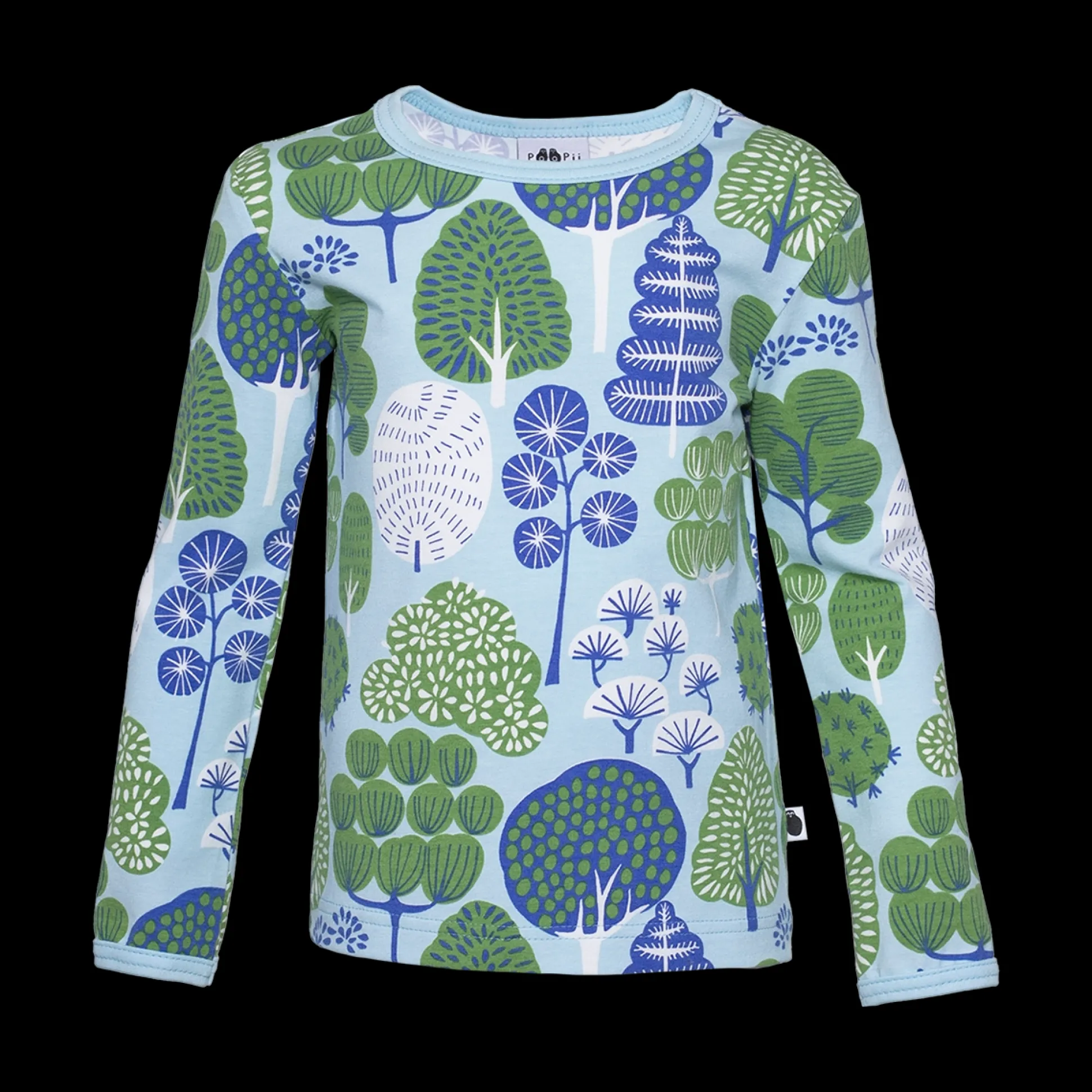 PaaPii Uljas Park Kids' Shirt, blue