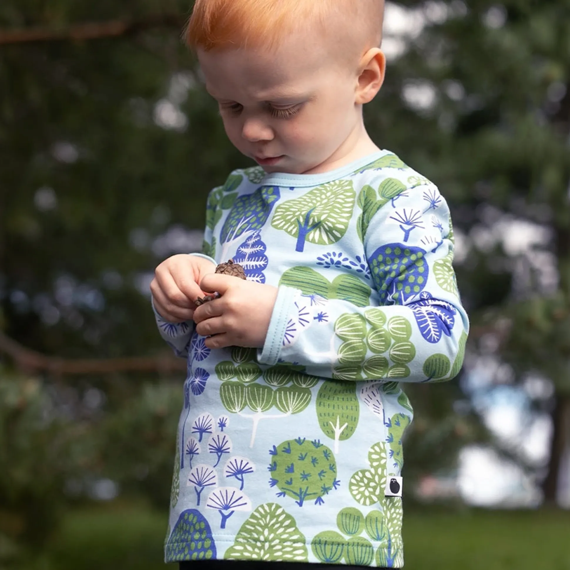 PaaPii Uljas Park Kids' Shirt, blue
