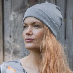 Paapii Woman's Merino Wool Beanie, grey