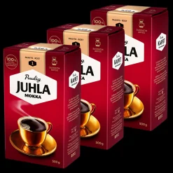 Paulig Juhla Mokka Coffee Light Roast, 3 Pack
