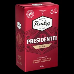 Paulig Presidentti Ruby Coffee Medium Roast (500g) - Roast Level 3/5