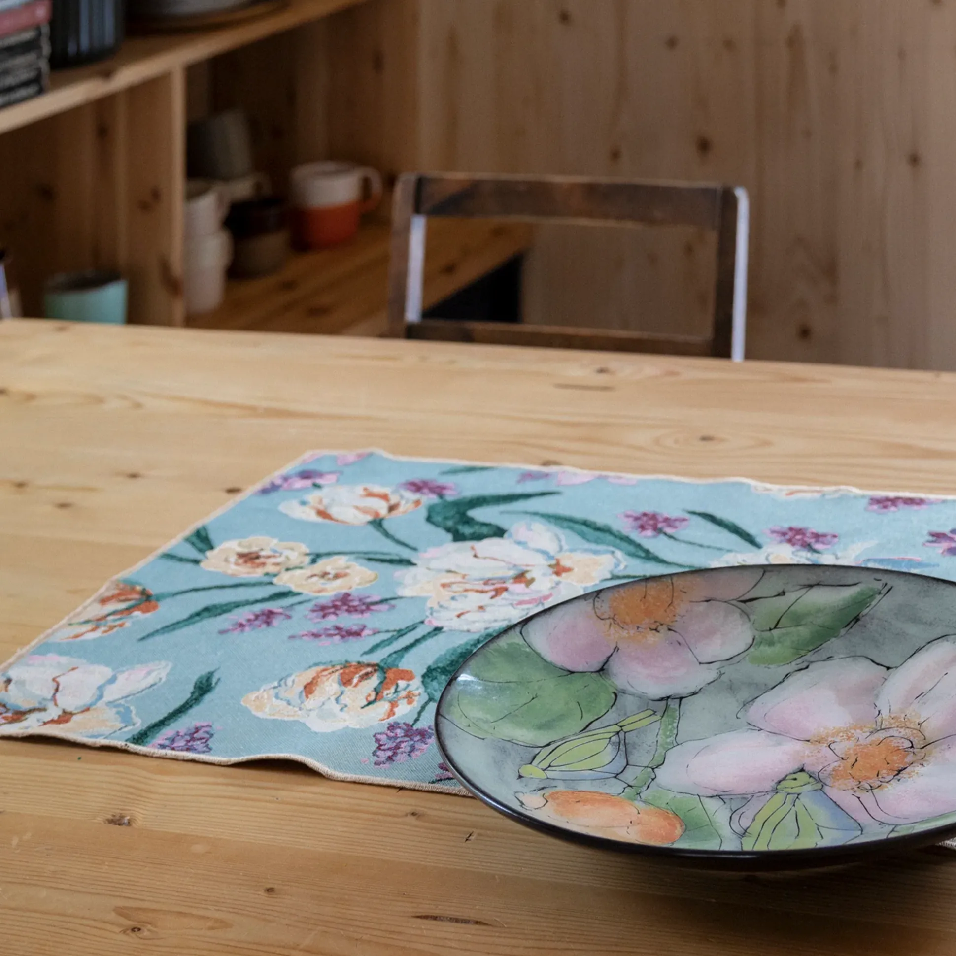 Pentik Helmililja Acrylic Coated Placemat, light green