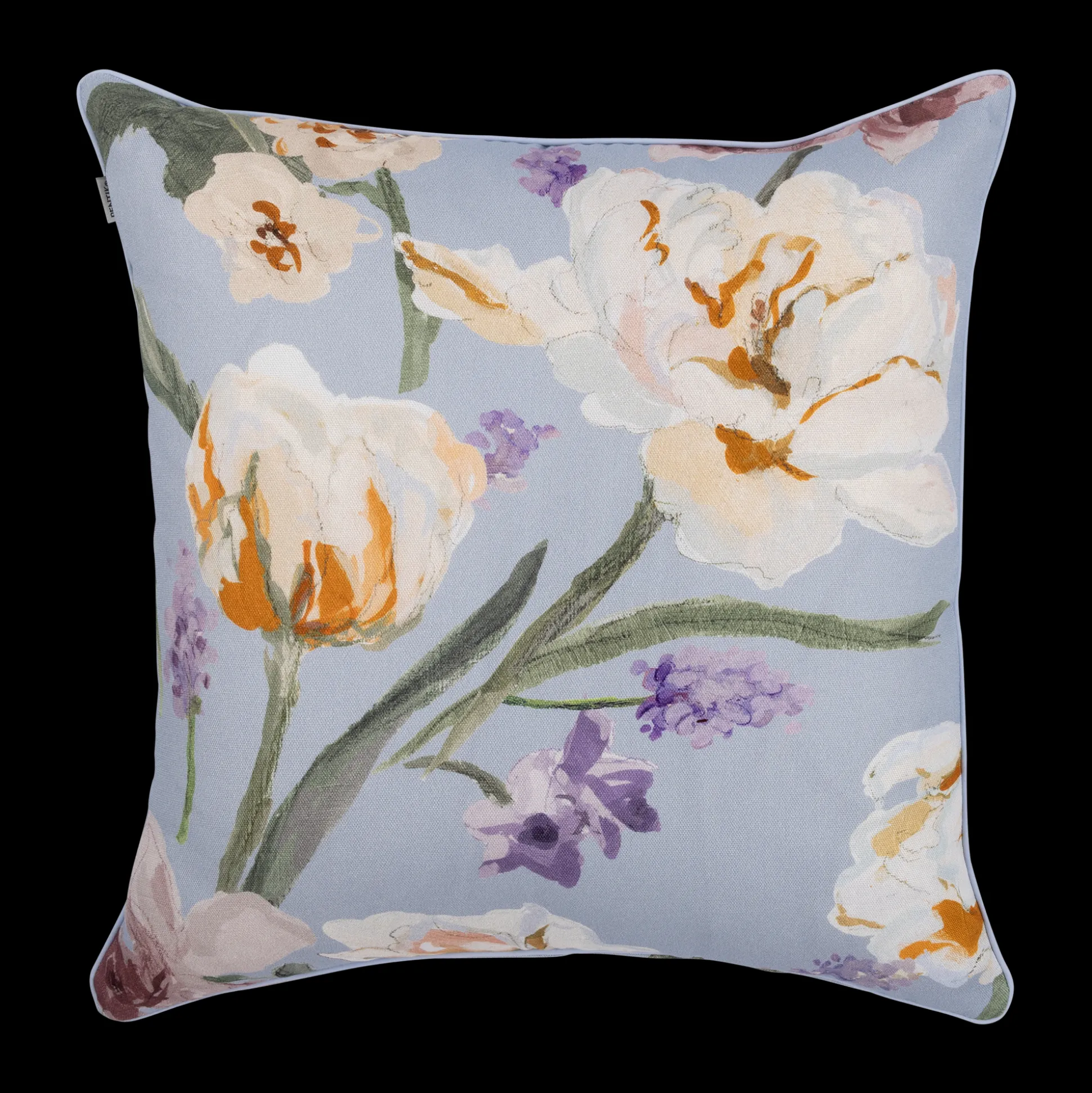 Pentik Helmililja Cushion Cover, light blue
