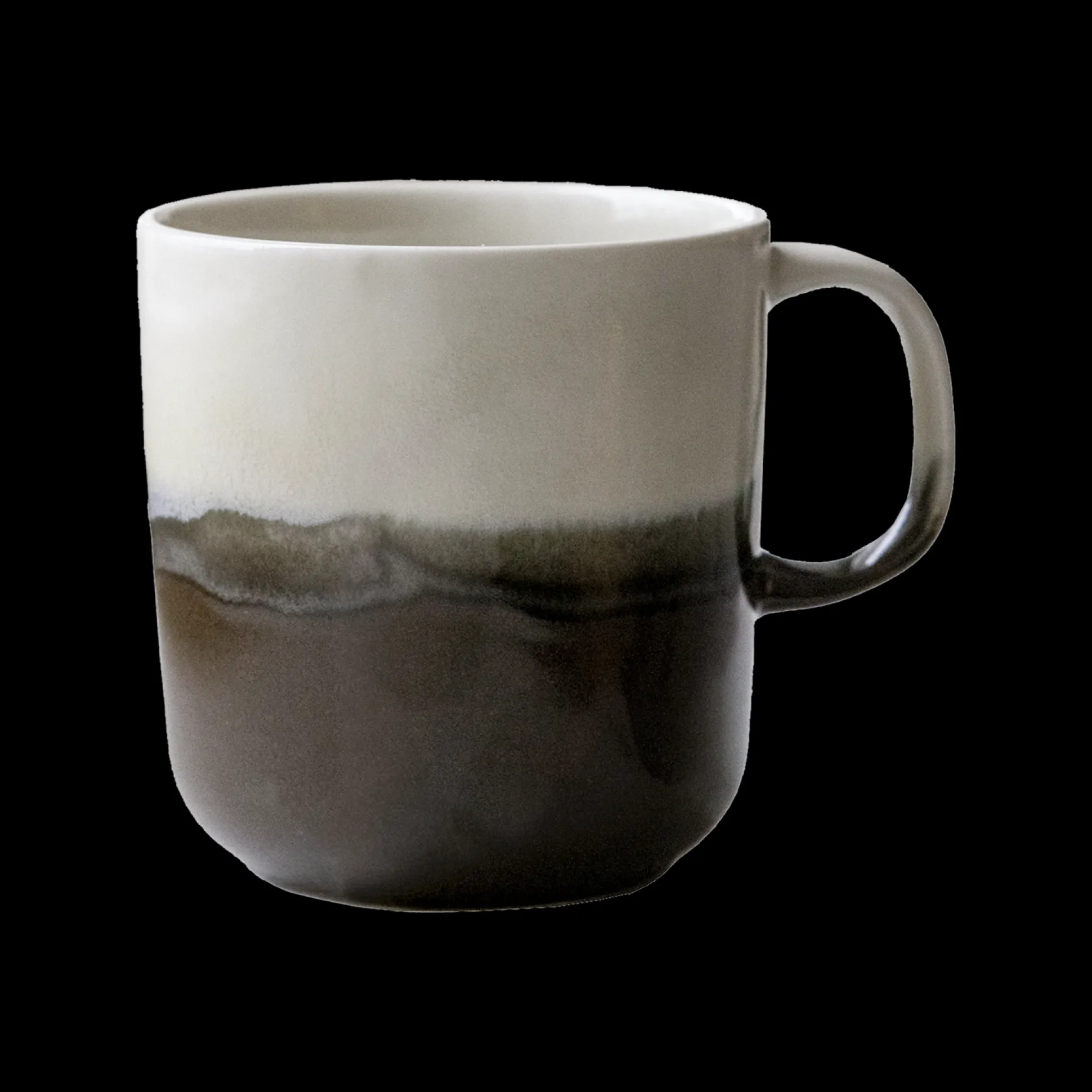 Pentik Tuntu Dark Brown / Natural White Mug