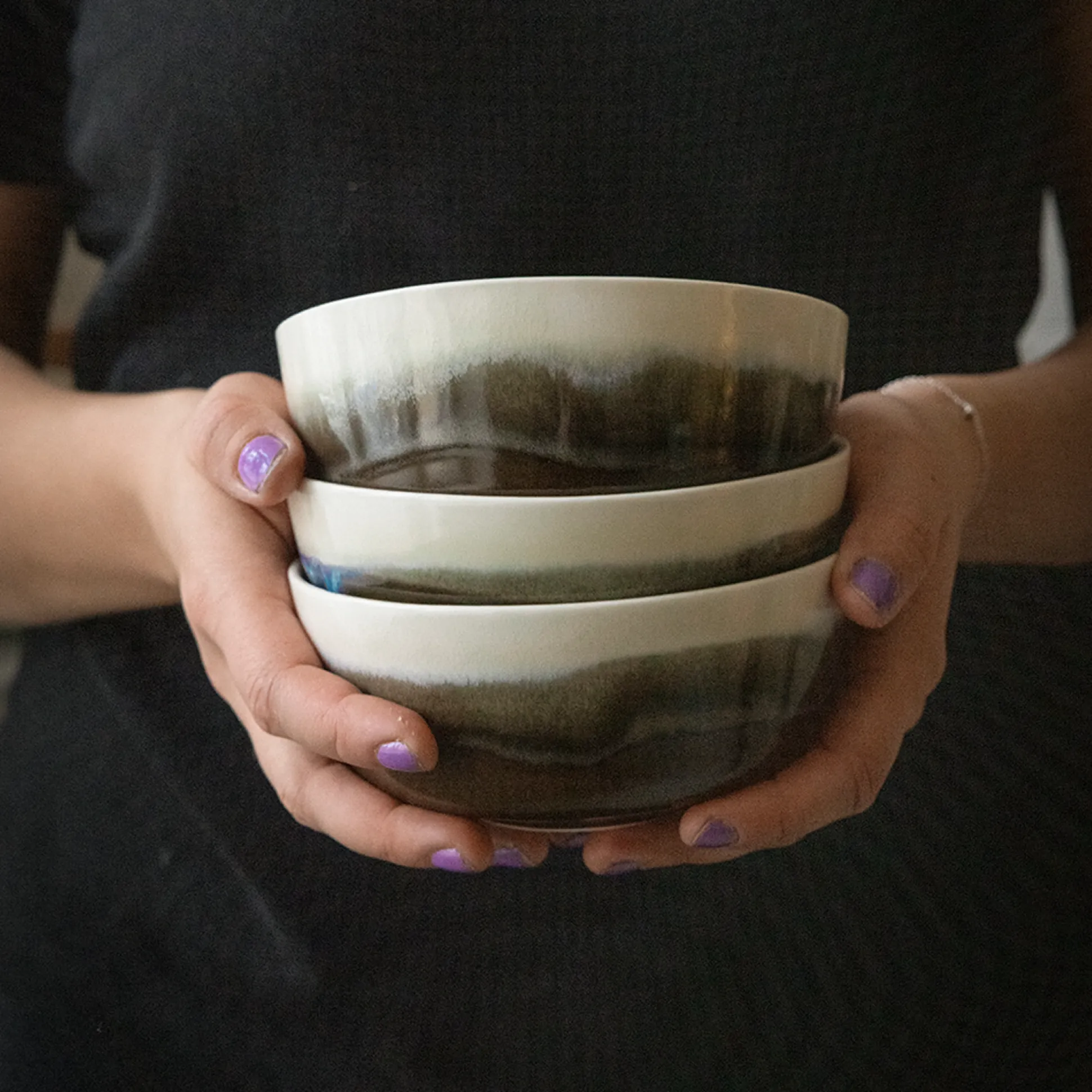 Pentik Tuntu Dark Brown Soup / Cereal Bowl