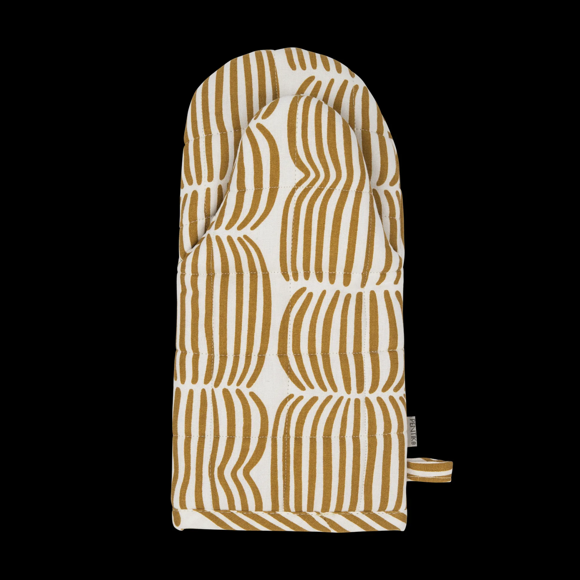 Pentik Vilja Brown / White Oven Mitten