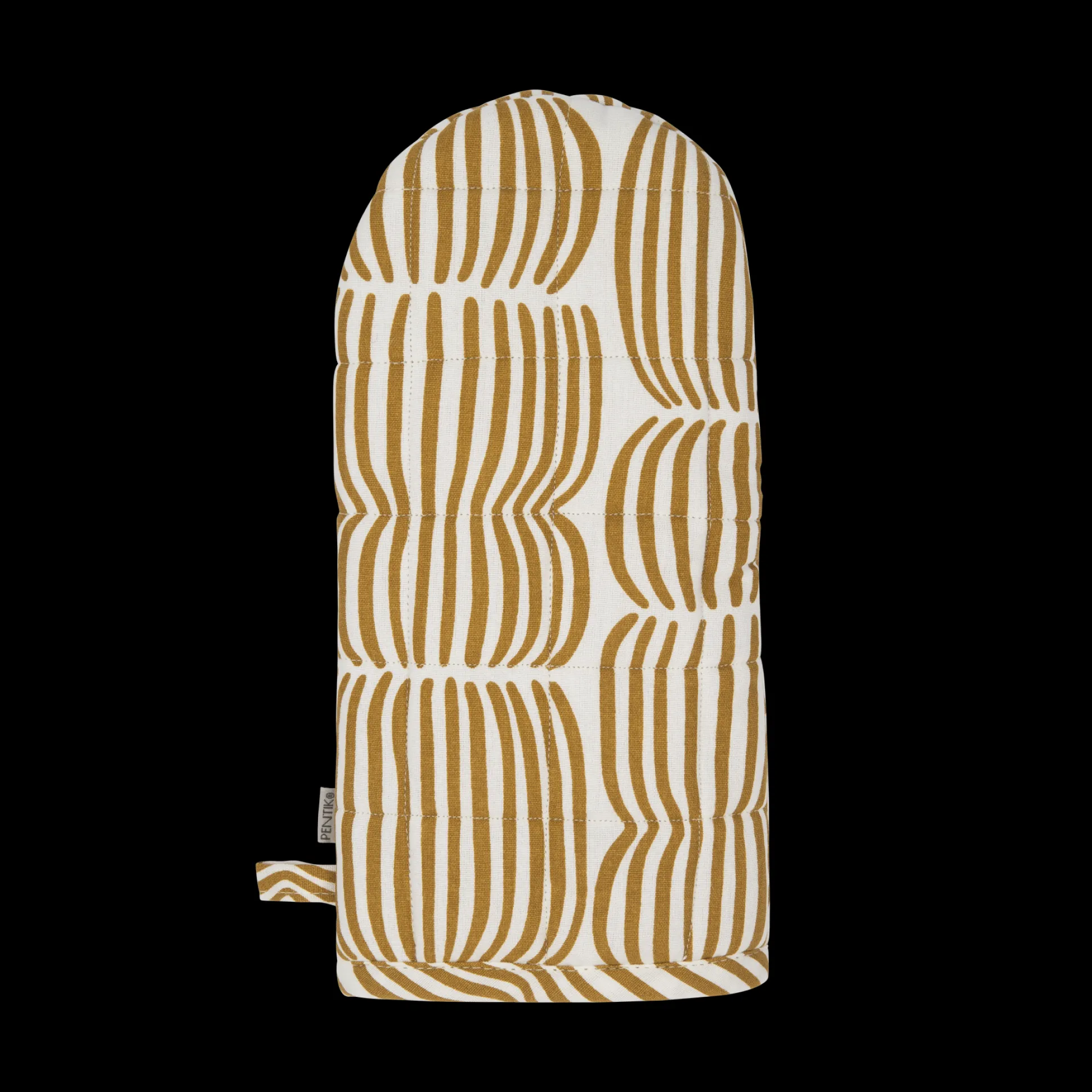 Pentik Vilja Brown / White Oven Mitten