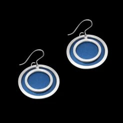 Pohjolan Helmi - Circle Earrings, Summer Turquoise