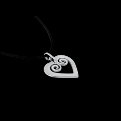 Pohjolan Helmi - Curved Heart Necklace