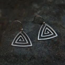 Pohjolan Helmi - Trio Spiral Earrings