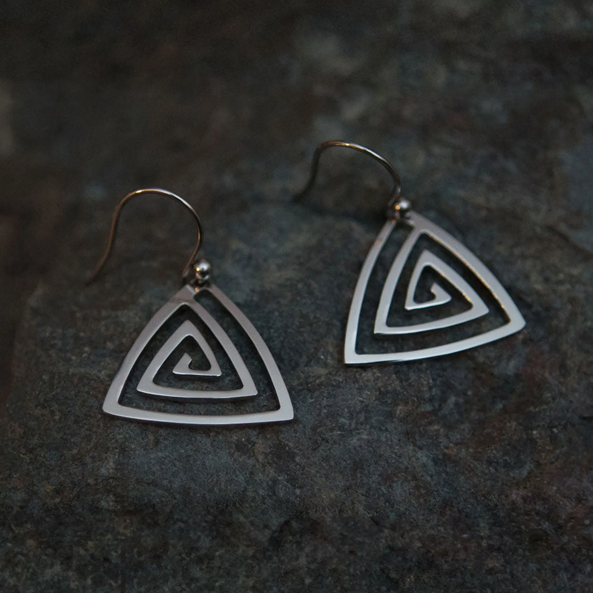 Pohjolan Helmi - Trio Spiral Earrings