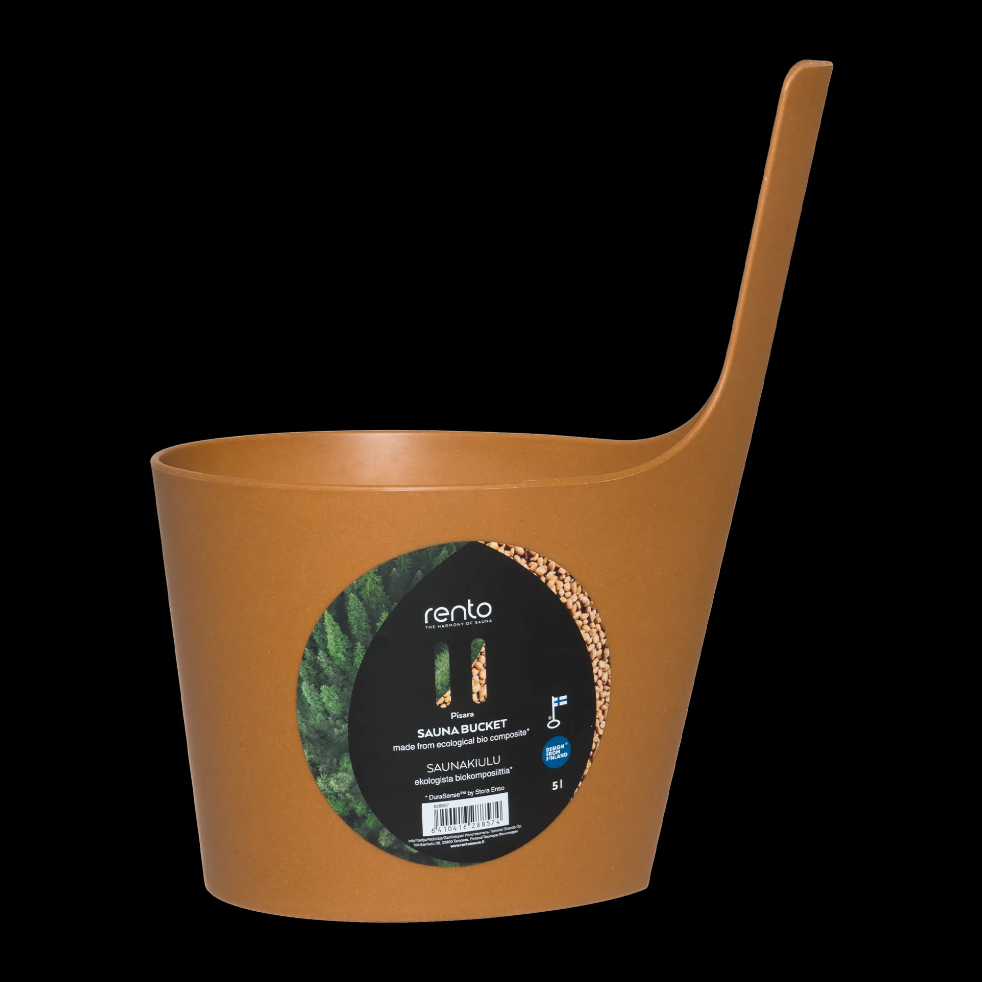 Rento Pisara Brown Sauna Bucket