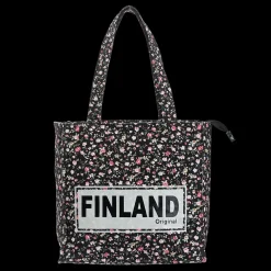 Robin Ruth Finland Flowers Small Canvas Bag