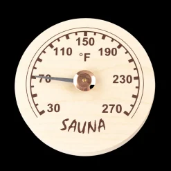Round Sauna Thermometer