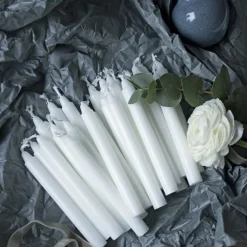Swedish Chime Candles - White 15 pk
