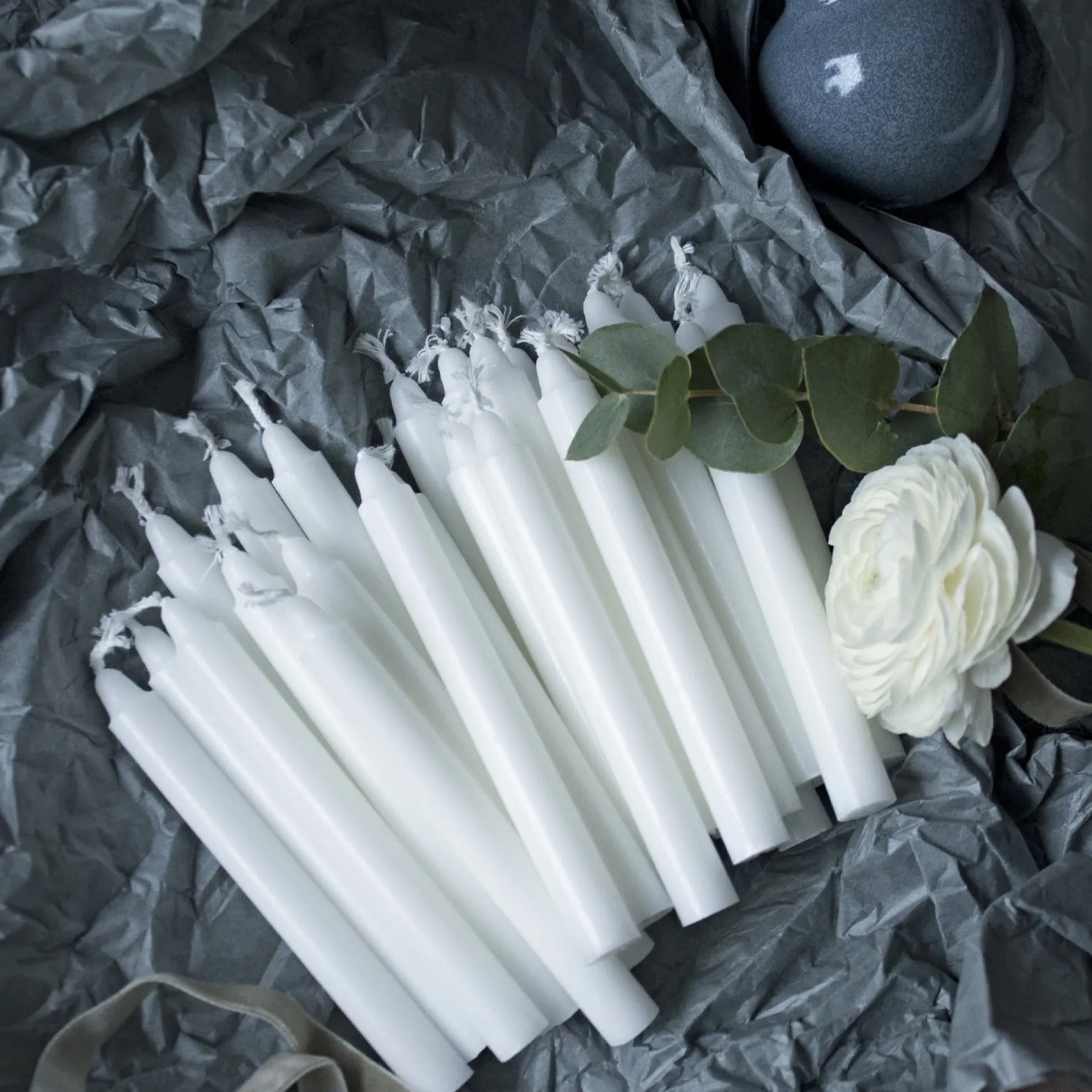 Swedish Chime Candles - White 15 pk